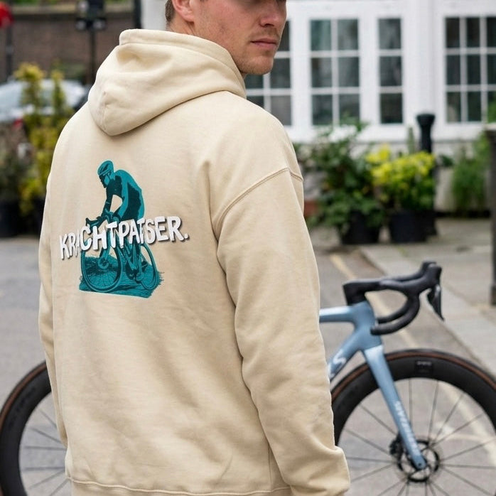 Sunday Riders "Krachtpatser" Cycling Hoodie - Ultra-Soft Fleece